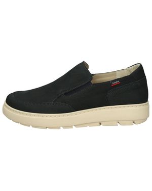 Callaghan Blaue Wildleder Slip On Schuhe - Schwarz