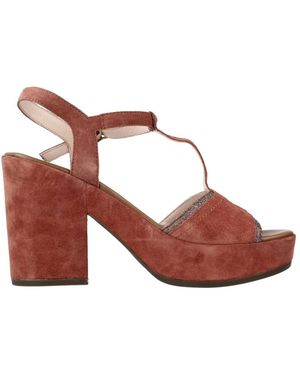 Stonefly High Heel Sandals - Rojo