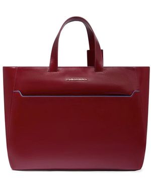 Piquadro Shopping Bags - Red