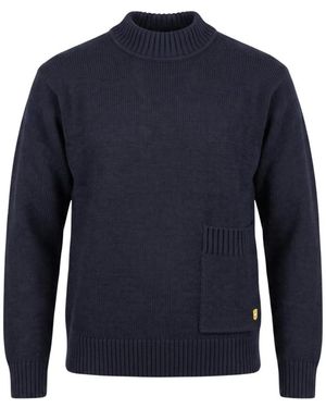 Armor Lux Pullover Mit Stehkragen Navire - Blau
