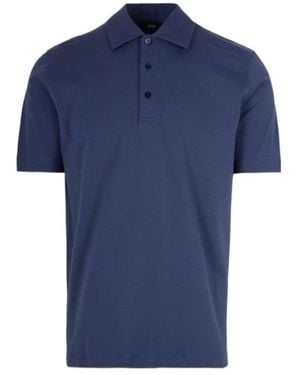 Herno Tops ,Blauw ,Katoen Jpl 00142U Polo Shirt