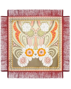 La DoubleJ Accessoires ,Veelkleurig ,Silky Scarves - Roze