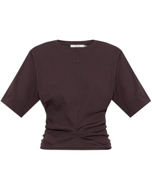Gestuz Tops ,Bruin ,Katoen Gzbetty Top - Paars