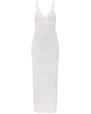 Balmain Kleedjes ,Wit ,Maxi Kleedjes