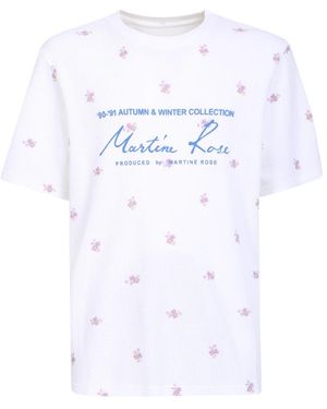 Martine Rose T-Shirts - Bianco