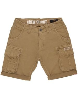 Alpha Industries Casual Shorts - Natural