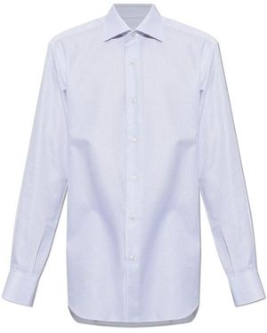 Brioni Formal Shirts - Blu