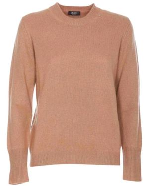 Liu Jo Round-Neck Knitwear - Marrone