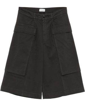 TRUE AVENUE Cargo Pocket Shorts - Zwart