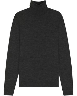 BOSS Truien & Vesten ,Grijs ,Wol Musso-P Rollneck Trui - Zwart