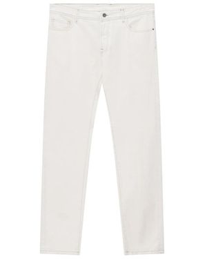 Canali Slim-Fit Jeans - White