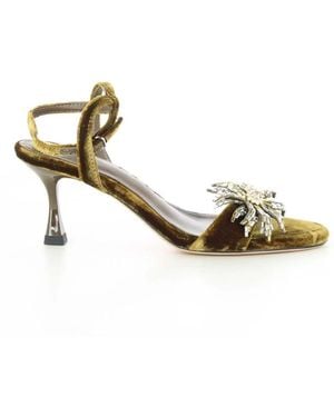Lola Cruz High Heel Sandals - Metallizzato