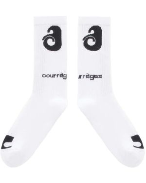 Courreges Socks - Blanco