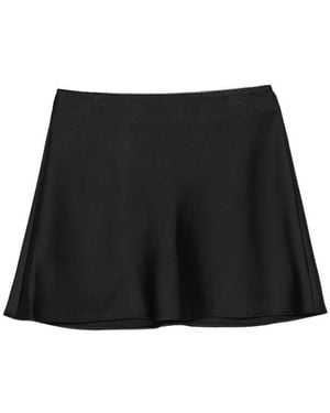 DUNST Rokken ,Zwart ,Polyester A-Lijn Mini Rok