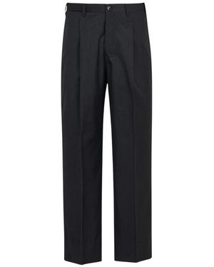 Giuliva Heritage Geklede Broek Met Één Persvouw - Zwart