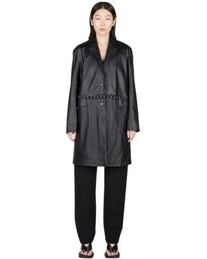 Paris Georgia Basics Faux Lederjacke - Schwarz
