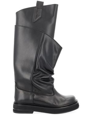The Attico High Boots - Grey