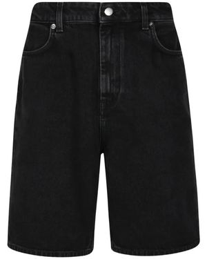 Loulou de Saison Denim Shorts - Black