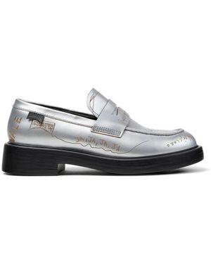 Camper Twins Penny Loafer - Grau