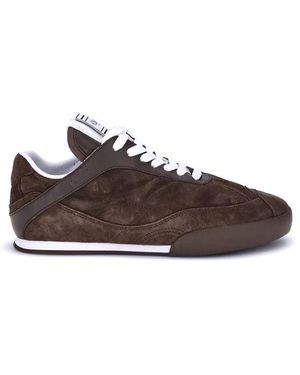 Chloé Suede Kick Sneakers - Braun
