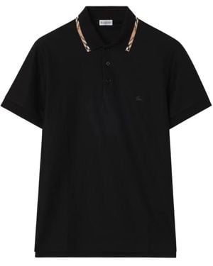 Burberry Polo Shirts - Black