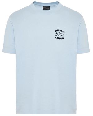 Emporio Armani T-Shirts - Blue