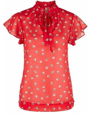 S.oliver Tijdloze Stijl Blouses & Hemden - Rood