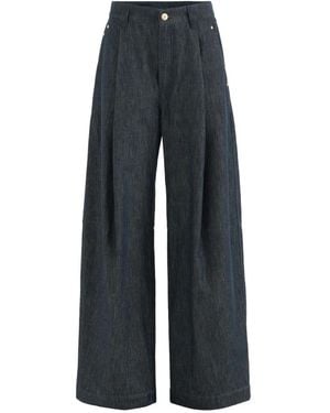 Brunello Cucinelli Jeans ,Blauw ,Katoen Katoenen Denim Broek