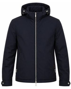 Moorer Jassen ,Blauw ,Polyester Albini-Pum Jas