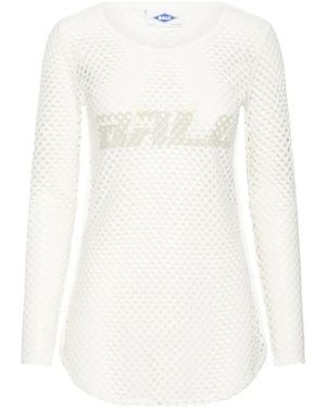 Ball Long Sleeve T-Shirts - White