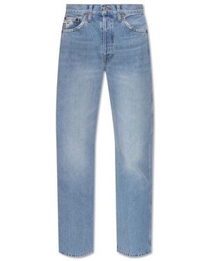 RE/DONE Straight Jeans - Azul
