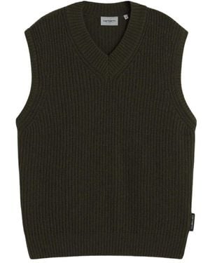 Carhartt Marlon gerippte wollmischweste - Grün