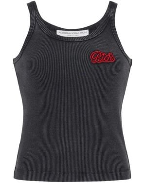 Alessandra Rich Sleeveless Tops - Blue