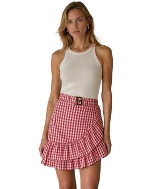 Balmain Short Skirts - Rojo