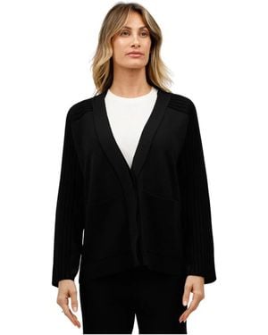 Alpha Studio Vest Met Zakken - Zwart