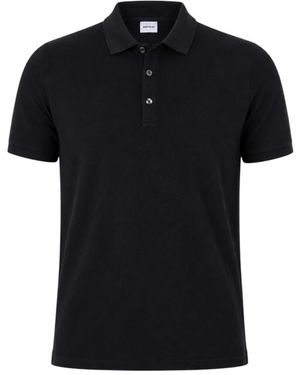 Aspesi Tops ,Blauw ,Polo Shirts - Zwart