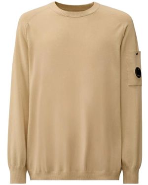 C.P. Company Round-Neck Knitwear - Natural