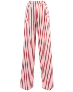 forte_forte Wide Trousers - Red