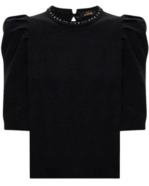 Twinset Round-Neck Knitwear - Nero