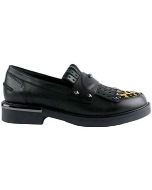 Elvio Zanon Loafers - Negro