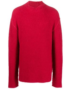 Uma Wang Round-Neck Knitwear - Rojo