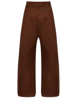 Balenciaga Broeken ,Bruin ,Katoen Loose-Fit Katoenen Broek