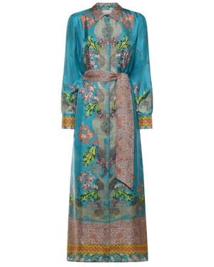 Pierre Louis Mascia Shirt Dresses - Blue