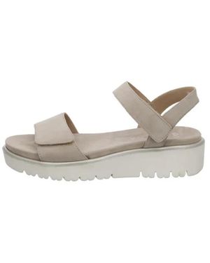 Ara Schoenen ,Grijs ,Leer Elegante Sandaal Voor Zomerdagen