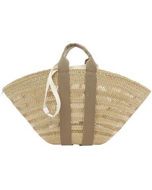 Muuñ Tassen ,Katoen Maxi Sophie Lace Cabas - Metallic
