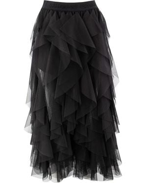Ermanno Scervino Maxi Skirts - Black