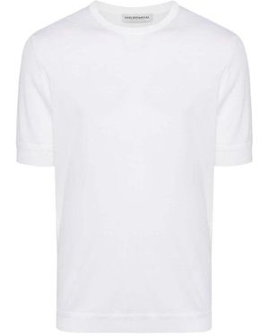 GOES BOTANICAL Botanisches strick t-shirt - Weiß