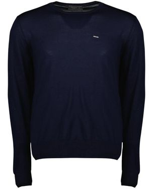 Prada Ronde Hals Knitwear - Blauw