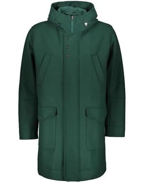 Herno Dark Jacket Elegant And Functional - Green