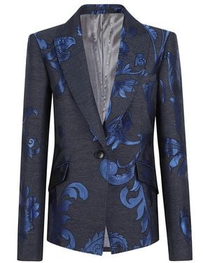 Etro Blazers - Blu